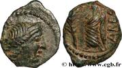 FRANCE Bronze au Démos, VOLCAE AREC GALLIA - VOLCÆ ARECOMICI (Area of Nîmes) 70-30 ou 49-42 AC. (16mm, 2,01g, 5h) -