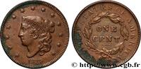 UNITED STATES OF AMERICA 1 Cent Liberté “Matron Head” UNITED STATES OF AMERICA 1835 (27,5mm, 11,21g, 6h) -