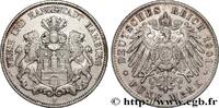 GERMANY - FREE CITY OF HAMBURG 5 Mark GERMANY - FREE CITY OF HAMBURG Hambourg 1901 (37,50mm, 27,60*-g, 12h) -