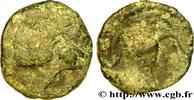 FRANCE Bronze à la tête casquée, à l’aigle de face GALLIA BELGICA - BELLOVACI (Area of Beauvais) Beauvais (60) c. 50-25 AC. (16,5mm, 2,62g, 10h) -