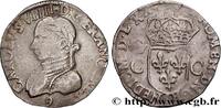 FRANCE Teston, 2e type HENRY III. COINAGE IN THE NAME OF CHARLES IX Rennes 1575 (28mm, 9,30g, 2h) -