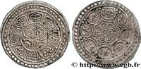 TIBET 1 Tangka au lotus TIBET N.D. (1830-1930) (27,9mm, 5,06g, h) -