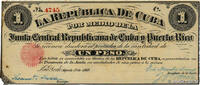 CUBA 1 Peso CUBA 1 Peso 1869 XF+ -
