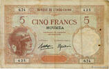 NEW CALEDONIA 5 Francs NEW CALEDONIA 5 Francs 1940 F -
