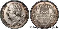 FRANCE 2 francs Louis XVIII LOUIS XVIII Toulouse 1824 (27mm, 10,02g, 6h) -