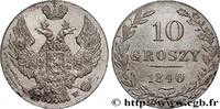 POLAND 10 Groszy administration russe POLAND Varsovie 1840 (19mm, 2,76g, 12h) -