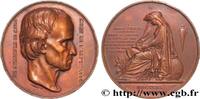 FRANCE Médaille, Charles Percier ARCHITECTURE ET ARCHITECTES 1840 (71,5mm, 228,43g, 12h) -