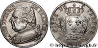 FRANCE 5 francs Louis XVIII, buste habillé LOUIS XVIII Toulouse 1814 (37,09mm, 25g, 6h) -