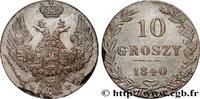 POLAND 10 Groszy administration russe POLAND Varsovie 1840 (19mm, 2,81g, 12h) -