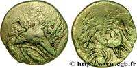 FRANCE Bronze au personnage courant, à l’astre rayonnant GALLIA BELGICA - BELLOVACI (Area of Beauvais) Beauvais (60) c. Ier siècle avant J.-C. (16,5mm, 2,3g, 3h) -