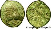 FRANCE Bronze au personnage courant, à l’astre rayonnant GALLIA BELGICA - BELLOVACI (Area of Beauvais) Beauvais (60) c. Ier siècle avant J.-C. (16mm, 2,6g, 8h) -