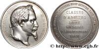 FRANCE Médaille de récompense, cours pour adultes ENSEIGNEMENT 1868 (45,5mm, 49,99g, 12h) -