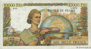 FRANCE 10000 Francs GÉNIE FRANÇAIS FRANCE 10000 Francs GÉNIE FRANÇAIS 1955 VF -