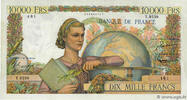 FRANCE 10000 Francs GÉNIE FRANÇAIS FRANCE 10000 Francs GÉNIE FRANÇAIS 1955 XF -