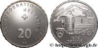 SWITZERLAND 20 Francs 100e anniversaire du car postal SWITZERLAND Berne - B 2006 (33mm, 21g, 12h) -