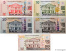 SURINAM 5 au 100 Dollars Lot SURINAM 5 au 100 Dollars Lot 2012 UNC- -