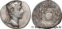 THE JULIO-CLAUDIANS (27 BC to 69 AD) Denier AUGUSTUS Nîmes 19-18 AC. (18mm, 3,18g, 7h) -