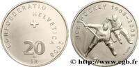 SWITZERLAND 20 Francs Centenaire du hockey sur glace SWITZERLAND Berne 2008 (33mm, 21g, h) -