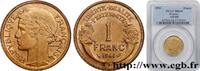 FRANCE 1 franc Morlon III REPUBLIC Paris 1941 (23mm, 4g, 6h) -