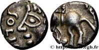 FRANCE Denier SOLIMA/COLIMA au gros œil GALLIA BELGICA - LEUCI (Area of Toul) c. 60-40 AC. (12mm, 1,70g, 4h) -