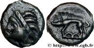 FRANCE Potin à la tête d’indien, classe Ia GALLIA BELGICA - REMI (Area of Reims) Reims (51) c. 180-150 AC. (19mm, 3,51g, 3h) -
