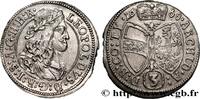 AUSTRIA 3 Kreuzer Léopold Ier AUSTRIA Vienne 1668 (20mm, 1,60g, 12h) -