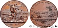 FRANCE Médaille, Honneur au travail, La Chaux-de-Fonds av SUISSE - CONFÉDÉRATION HELVÉTIQUE Suisse, La Chaux-de-Fonds 1894 (50,5mm, 77,71g, 12h) -