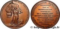 FRANCE Médaille, Consécration de la fondation de la Répub SUISSE - CANTON DE NEUCHATEL Suisse, Neuchâtel 1856 (39,5mm, 25,68g, 12h) -