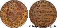 FRANCE Médaille, Pétition de 32000 citoyens pour l’expuls SUISSE - CANTON DE VAUD 1845 (30,5mm, 10,67g, 12h) -