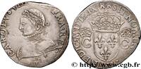 FRANCE Teston, 2e type CHARLES IX Toulouse 1569 (28mm, 9,42g, 7h) -