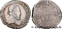 FRANCE Teston, 4e type HENRY III Rouen 1575 (28mm, 9,45g, 11h) -