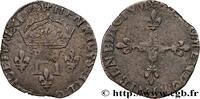FRANCE Double sol parisis, 2e type HENRY III Aix-en-Provence 1588 (25mm, 3,72g, 4h) -