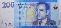 MOROCCO 200 Dirhams MOROCCO 200 Dirhams 2012 UNC- -