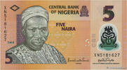 NIGERIA 5 Naira NIGERIA 5 Naira 2009 UNC -