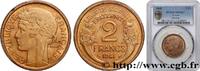 FRANCE 2 francs Morlon III REPUBLIC 1941 (27mm, 8g, 6h) -