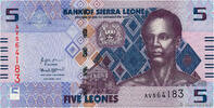 SIERRA LEONE 5 Leones SIERRA LEONE 5 Leones 2022 UNC -