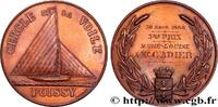 FRANCE Médaille, Cercle de la voile NAUTISME - SPORT ET PLAISANCE 78 - Meulan 1888 (50,50mm, 64,17g, 12h) -