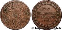 VATICAN AND PAPAL STATES 1 Baiocco au nom de Clément XIII an I VATICAN AND PAPAL STATES Rome 1758 (32mm, 12,42g, 12h) -