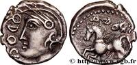 FRANCE Denier Q. DOCI/SAM F GALLIA BELGICA - SEQUANI (Area of Besançon) c. 57-50 AC. (13mm, 1,83g, 12h) -
