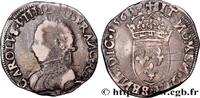 FRANCE Teston, 5e type CHARLES IX Limoges 1563 (27,5mm, 9,28g, 6h) -
