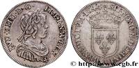FRANCE Quart d'écu, portrait à la mèche courte LOUIS XIV THE SUN KING Paris, Monnaie de Matignon 1644 (27mm, 6,83g, 6h) -