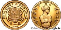 ANDORRA (PRINCIPALITY) 1 Diner Proof Venus de Milo ANDORRA (PRINCIPALITY) 2008 (11mm, 0,50g, 6h) -