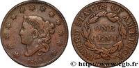 UNITED STATES OF AMERICA 1 Cent “Matron head” UNITED STATES OF AMERICA 1830 (27,5mm, 10,62g, 6h) -