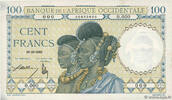 FRENCH WEST AFRICA (1895-1958) 100 Francs Spécimen FRENCH WEST AFRICA (1895-1958) 100 Francs Spécimen 1936 AU- -