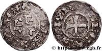 FRANCE Denier CHAMPAGNE - COUNTY OF TROYES - ANONYMOUS Troyes n.d. (21,5mm, 1,55g, 10h) -