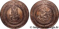 FRANCE Médaille, L’expulsion des anglais, refrappe REPRODUCTIONS Monnaie de Paris (1455)/1974 (69mm, 148,97g, 12h) -