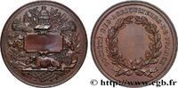 FRANCE Médaille de récompense, Société des agriculteurs SOCIÉTÉS D'AGRICULTURE, HORTICULTURE, PÊCHE ET CHASSE n.d. (54,5mm, 84,05g, 12h) -