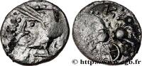 FRANCE Denier KALETEDOY à la rouelle GALLIA BELGICA - LINGONES (Area of Langres) c. 80-50 AC. (13,5mm, 1,64g, 12h) -