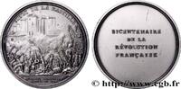 FRANCE Médaille, Bicentenaire de la Révolution, Siège de RÉVOLUTION FRANÇAISE Monnaie de Paris 1989 (77mm, 244,97g, 12h) -