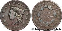 UNITED STATES OF AMERICA 1 Cent “Matron head” UNITED STATES OF AMERICA 1830 (27,5mm, 10,65g, 6h) -